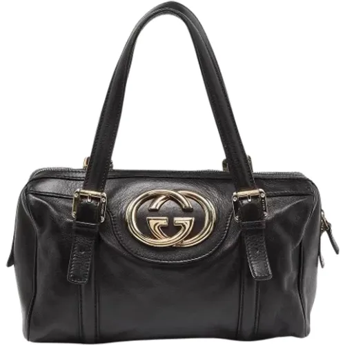 Pre-owned Leather handbags , female, Sizes: ONE SIZE - Gucci Vintage - Modalova