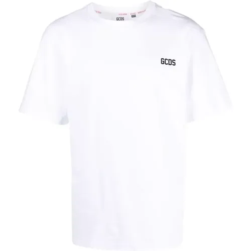 Weißes Lockeres Low Band T-Shirt - Gcds - Modalova