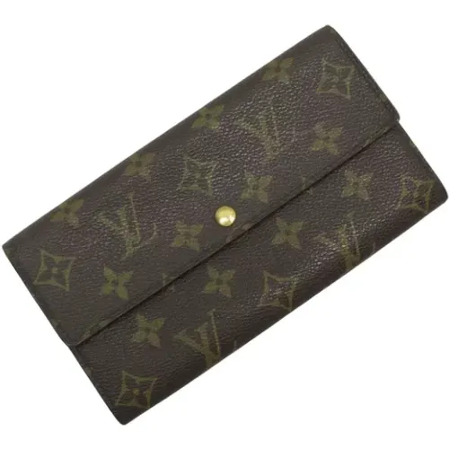 Pre-owned Canvas wallets , female, Sizes: ONE SIZE - Louis Vuitton Vintage - Modalova