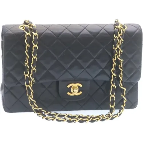 Leather Double Flap Bag , female, Sizes: ONE SIZE - Chanel Vintage - Modalova