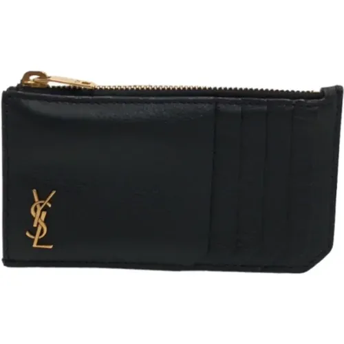 Pre-owned Leather wallets , male, Sizes: ONE SIZE - Yves Saint Laurent Vintage - Modalova