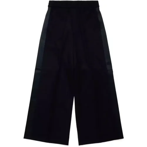 Schwarze Hose mit Modellnamen - MM6 Maison Margiela - Modalova