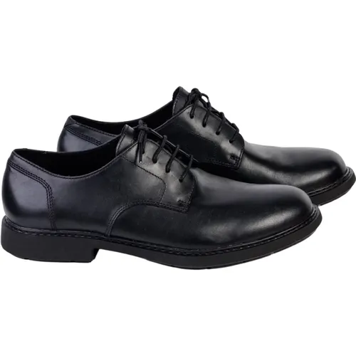 Schwarze Neuman Derby Schuhe mit XL Extralight Sohle , Herren, Größe: 45 EU - Camper - Modalova