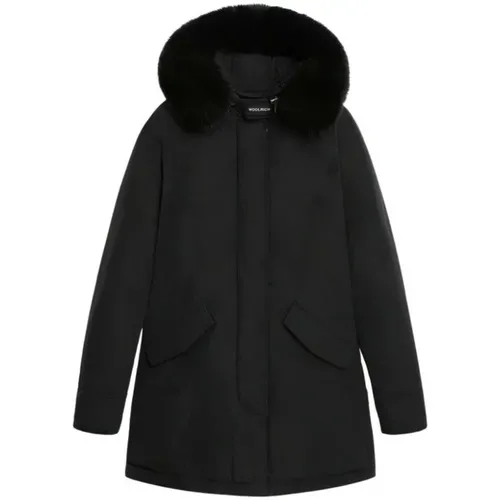 Luxury Arctic Parka with Removable Dyed Fur - Woolrich - Modalova