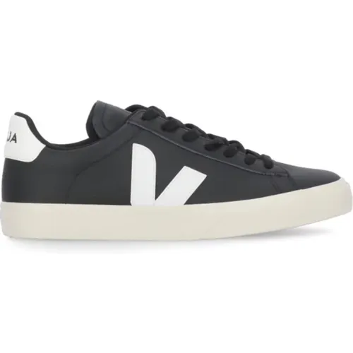 Leather Sneakers Round Toe Logo , female, Sizes: 11 UK - Veja - Modalova