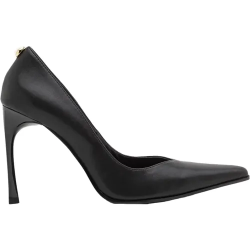Schwarze High Heel Schuhe , Damen, Größe: 40 EU - Versace - Modalova