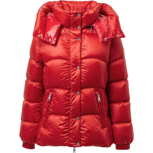 Abnehmbare Kapuzen-Daunenjacke , Damen, Größe: 2XS - add - Modalova