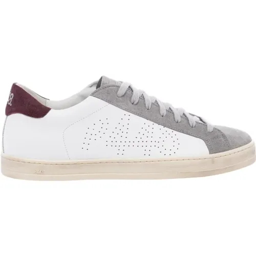 Weiße Sneaker für einen stylischen Look , Herren, Größe: 46 EU - P448 - Modalova