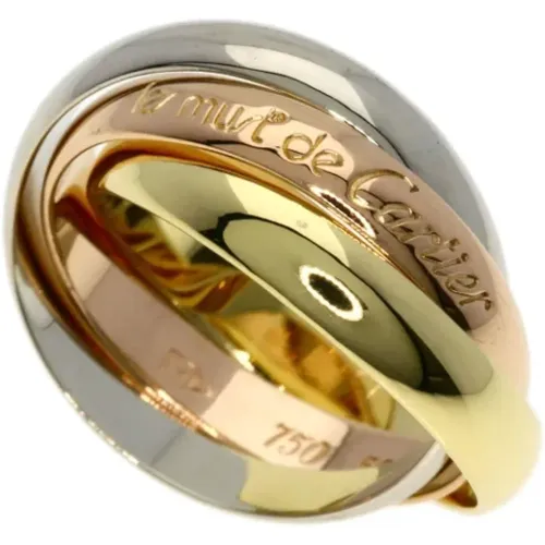 Pre-owned Gold rings , female, Sizes: ONE SIZE - Cartier Vintage - Modalova