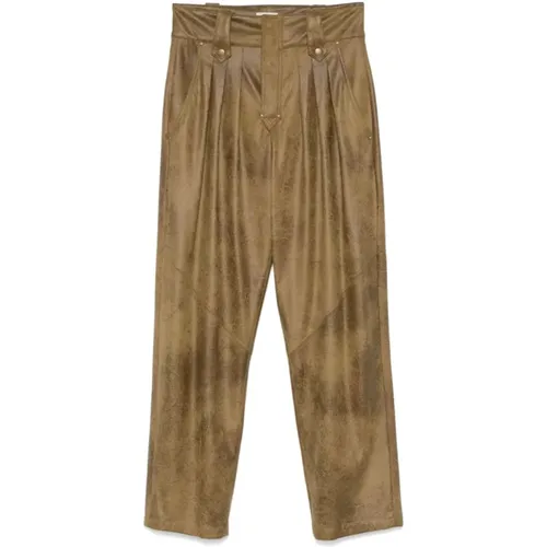 Wide Gwen Bronze Trousers , male, Sizes: W32 - Isabel marant - Modalova