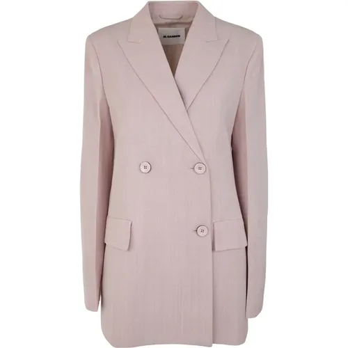 Light Viscose Blend Blazer , female, Sizes: S, XS - Jil Sander - Modalova