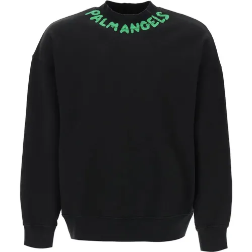Sweatshirt with , male, Sizes: XL, 2XL, M, L, S - Palm Angels - Modalova