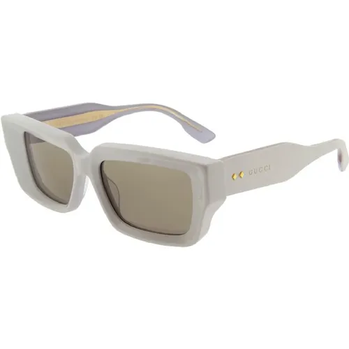 Quadratische Sonnenbrille in Farbe 004 - Gucci - Modalova