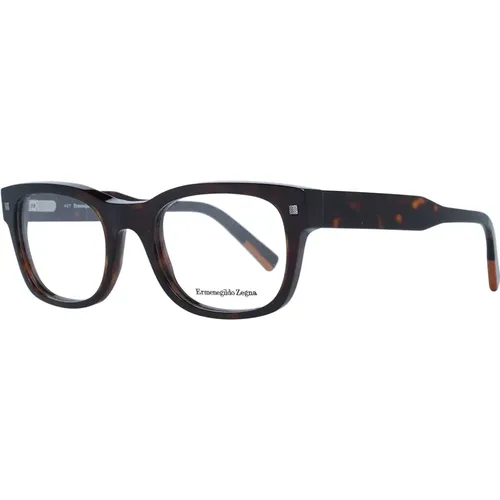 Braune Herren Optische Brillen - Ermenegildo Zegna - Modalova