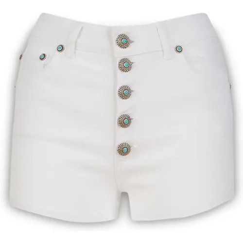 Chic Summer Shorts , female, Sizes: W26, W29, W28, W25 - Dondup - Modalova