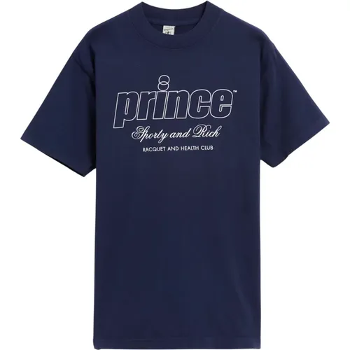 Prince Health T-Shirt , male, Sizes: XL, XS, M, S, L - Sporty & Rich - Modalova