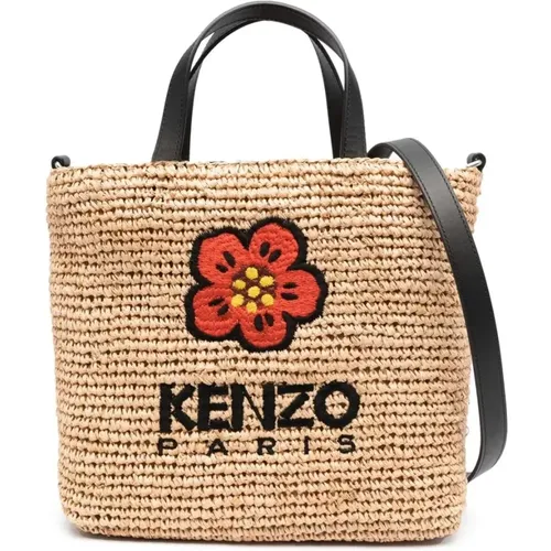 Raffia Handbag , female, Sizes: ONE SIZE - Kenzo - Modalova