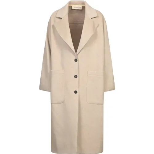 Elegant Coat Aw24 , Damen, Größe: L - Blanca Vita - Modalova