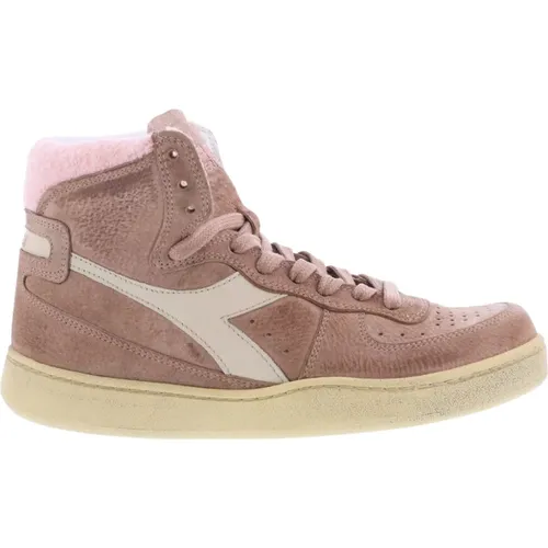 Womens Used Basket Sneakers , female, Sizes: 5 UK, 8 UK - Diadora - Modalova