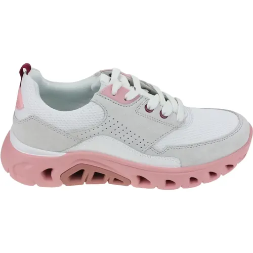 Walking Sneaker - Pink White , Damen, Größe: 42 1/2 EU - Gabor - Modalova