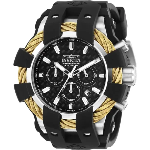 Bolt 23858 Men's Quartz Watch - 48mm , male, Sizes: ONE SIZE - Invicta Watches - Modalova