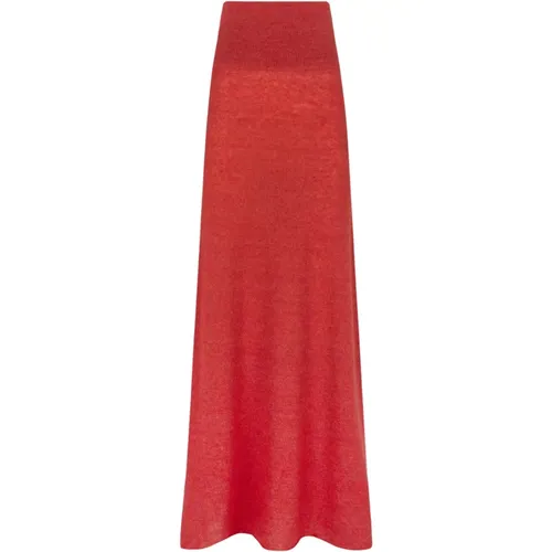 Marlon, long knit skirt , female, Sizes: S, XL, L, M - Cortana - Modalova