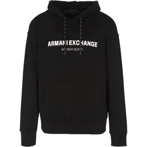 Schwarzer Herren Sweatshirt - Armani Exchange - Modalova