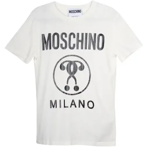 Pre-owned Cotton tops , female, Sizes: 2XS - Moschino Pre-Owned - Modalova