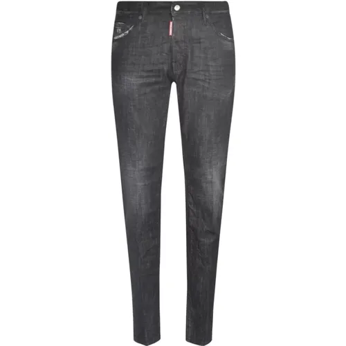 Tapered Slim-Cut Jeans , male, Sizes: 2XL - Dsquared2 - Modalova