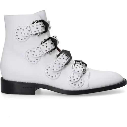 Havanna Calf Leather Ankle Boots , female, Sizes: 6 UK, 4 1/2 UK, 4 UK, 3 UK - Givenchy - Modalova