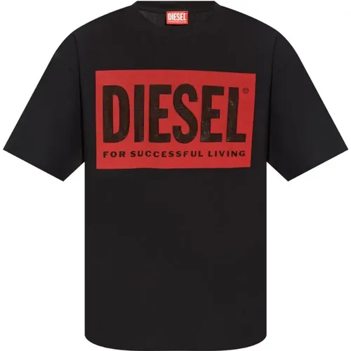 T-shirts and Polos , male, Sizes: S, L, XL, M - Diesel - Modalova