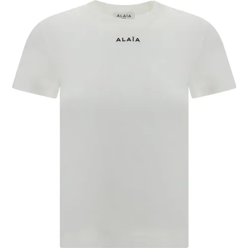Cotton Tee Shirt , female, Sizes: XS - Alaïa - Modalova