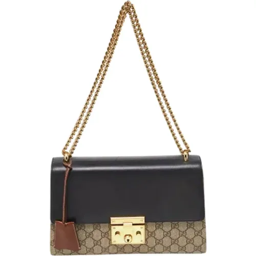 Pre-owned Leder schultertasche - Gucci Vintage - Modalova