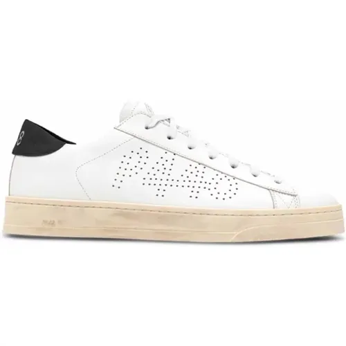 Vintage-inspirierte Ledersneakers - P448 - Modalova