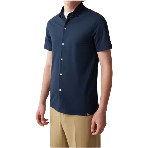 Short Sleeve Polo-Shirt IN Cool Oxford 7678 2YE - , male, Sizes: L, S, M - Colmar - Modalova