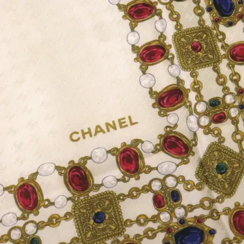 Beiger Seidenschal - Gebraucht - Chanel Vintage - Modalova