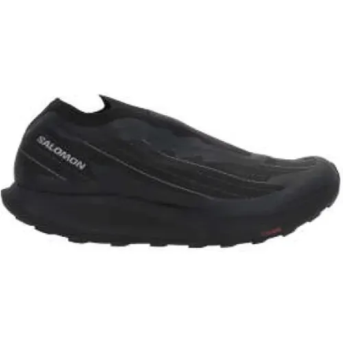 Schwarze Slip-On Sneakers aus Mesh , Herren, Größe: 43 1/2 EU - Salomon - Modalova