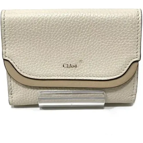 Pre-owned Leather wallets , female, Sizes: ONE SIZE - Chloé Pre-owned - Modalova