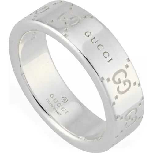 Signature Ring aus Sterlingsilber - Gucci - Modalova