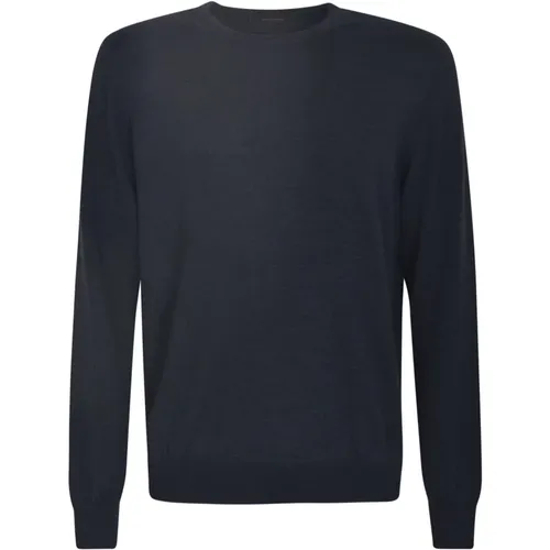 Sweaters with Girocollo Rasato , male, Sizes: 4XL, 5XL, 2XL - Tagliatore - Modalova