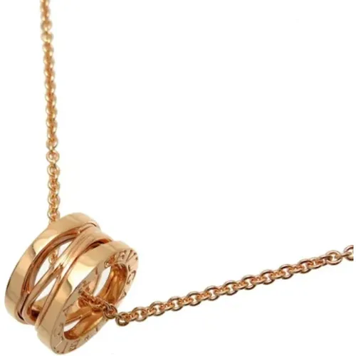 Pre-owned Rose Gold necklaces , female, Sizes: ONE SIZE - Bvlgari Vintage - Modalova