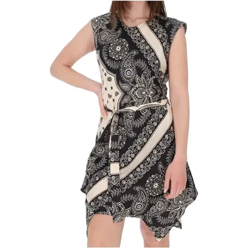Ärmelloses Kleid mit Bandana-Print , Damen, Größe: L - Liu Jo - Modalova