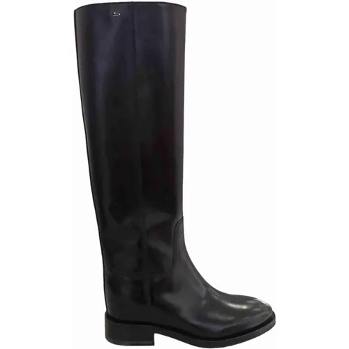 Stylish Leather Boots , female, Sizes: 3 UK - Santoni - Modalova