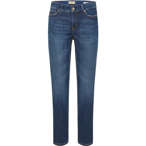 Blaue Piper Cropped Jeans , Damen, Größe: XL - CAMBIO - Modalova