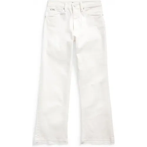 Flare Denim Jeans mit hoher Taille , Damen, Größe: W28 - Polo Ralph Lauren - Modalova