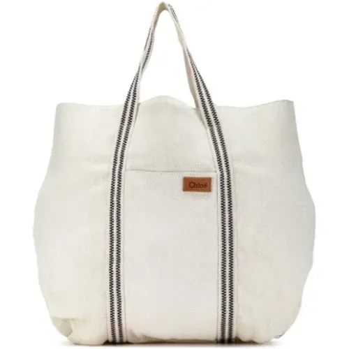 Pre-owned Canvas handbags , female, Sizes: ONE SIZE - Chloé Pre-owned - Modalova