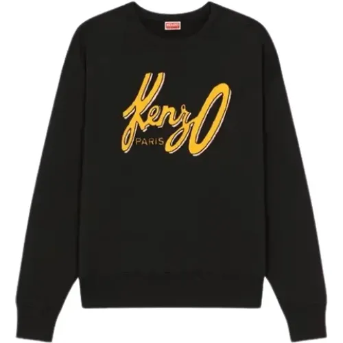 Vintage Archive Logo Schwarzer Pullover - Kenzo - Modalova