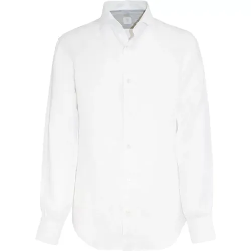 Linen Dandy Shirt , male, Sizes: 3XL - Eleventy - Modalova