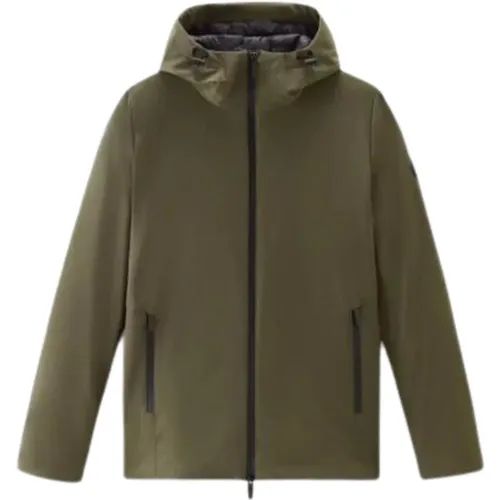 Dark Aw23 Tech Softshell Jacket , male, Sizes: XL - Woolrich - Modalova
