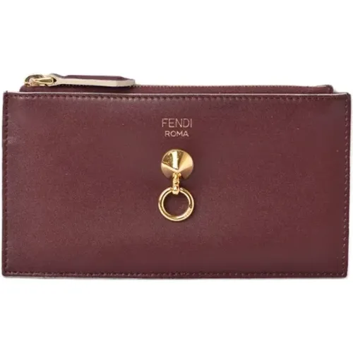 Pre-owned Leather wallets , female, Sizes: ONE SIZE - Fendi Vintage - Modalova